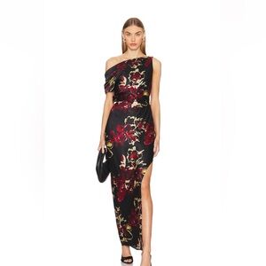 Halle Off the Shoulder Floral dress US size6 by Nicholas the Label
